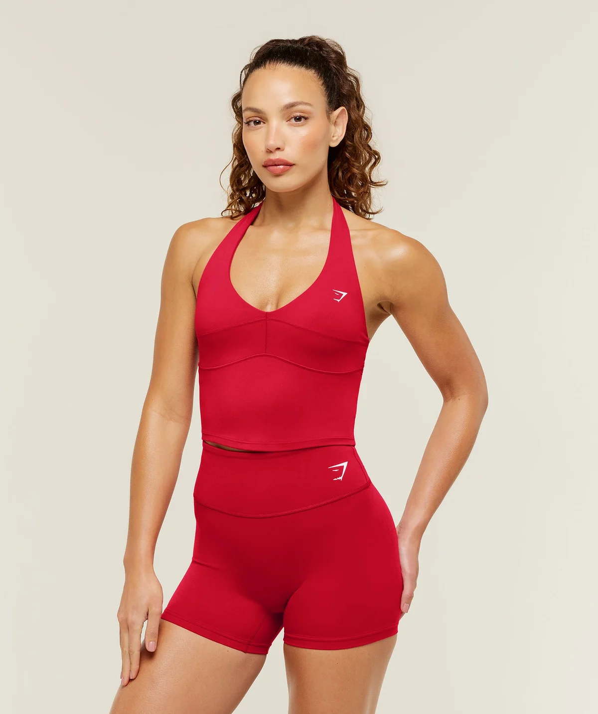 Camiseta sin Mangas Colour Block Halter