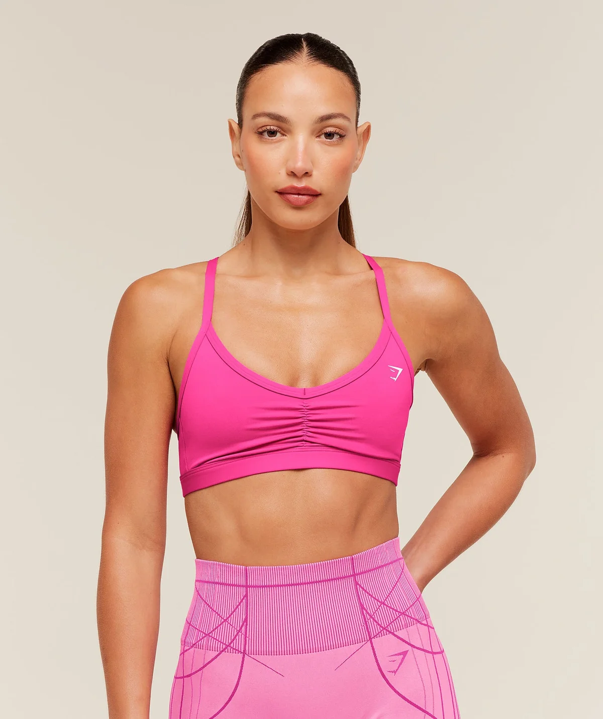 Top Deportivo Ruched Strappy