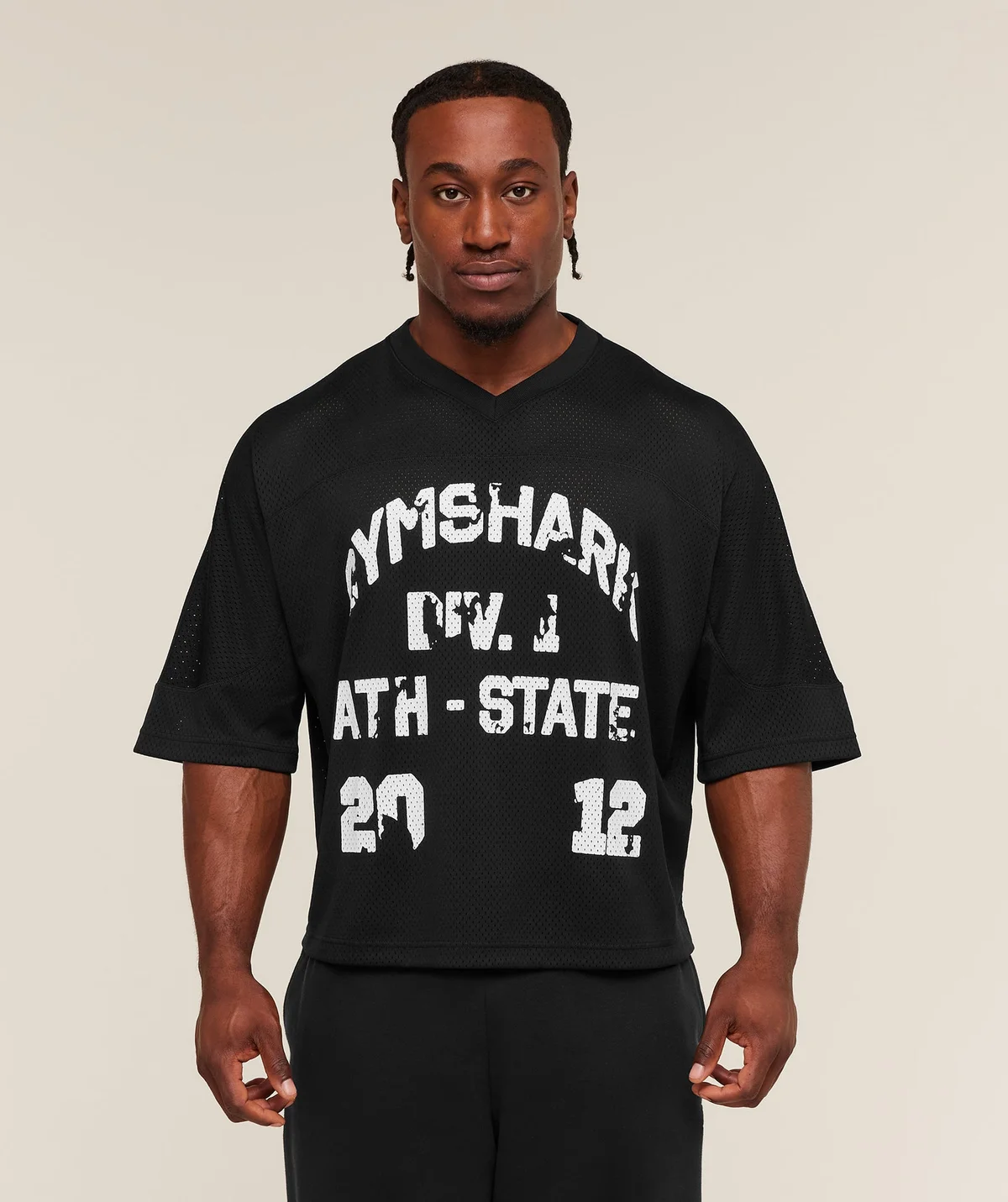 Camiseta Oversized de Malla Graphic