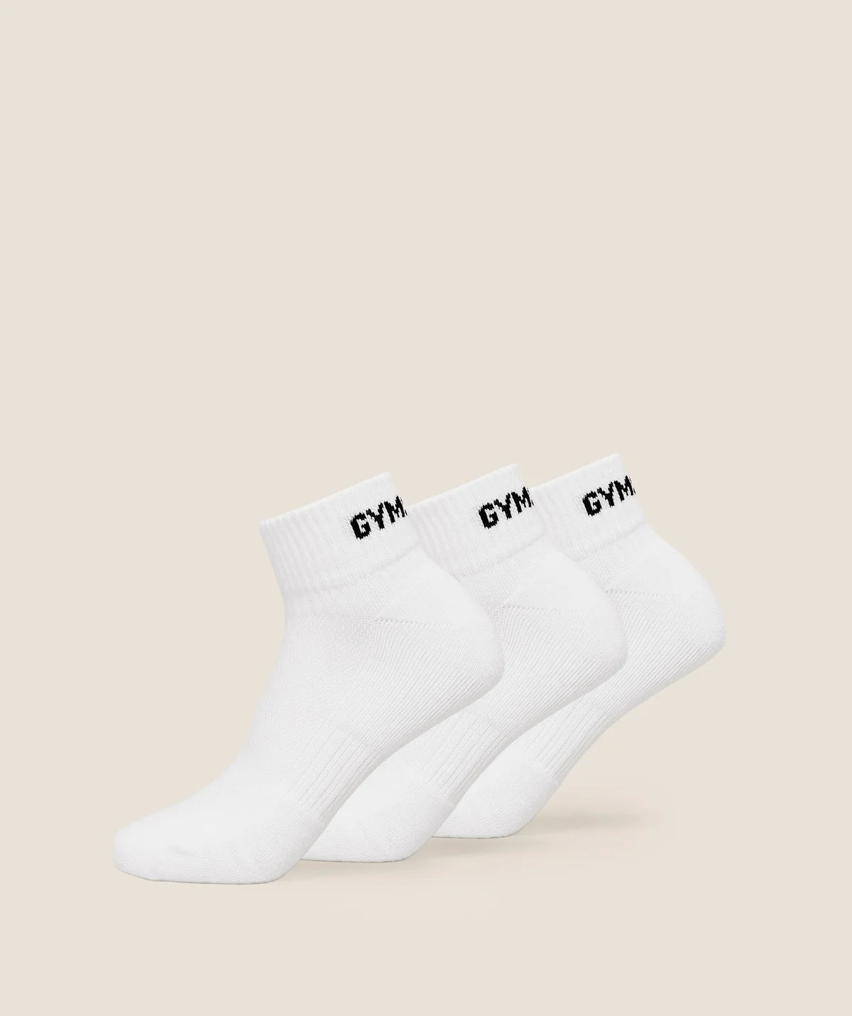 Medias Jacquard Quarter 3pk