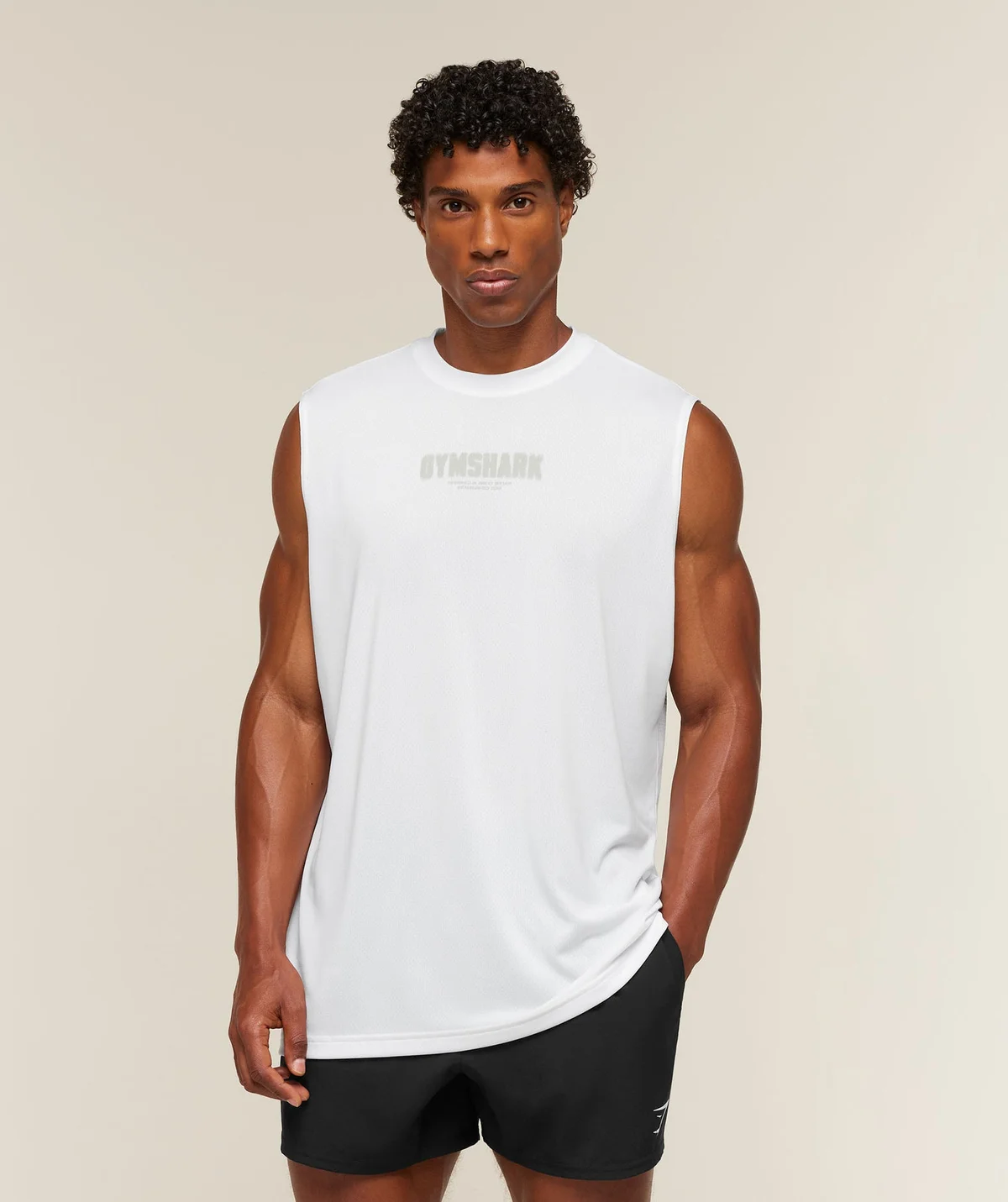 Camiseta sin Mangas Motion Blur Graphic