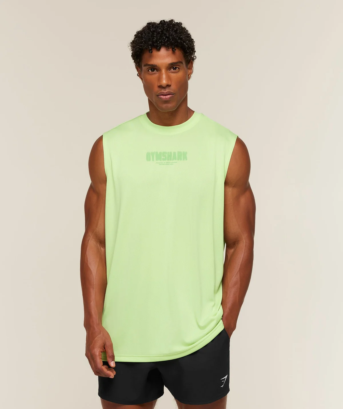 Camiseta sin Mangas Motion Blur Graphic