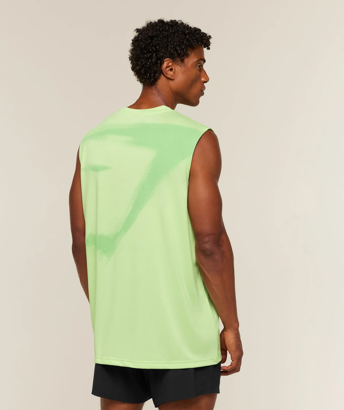 Camiseta sin Mangas Motion Blur Graphic