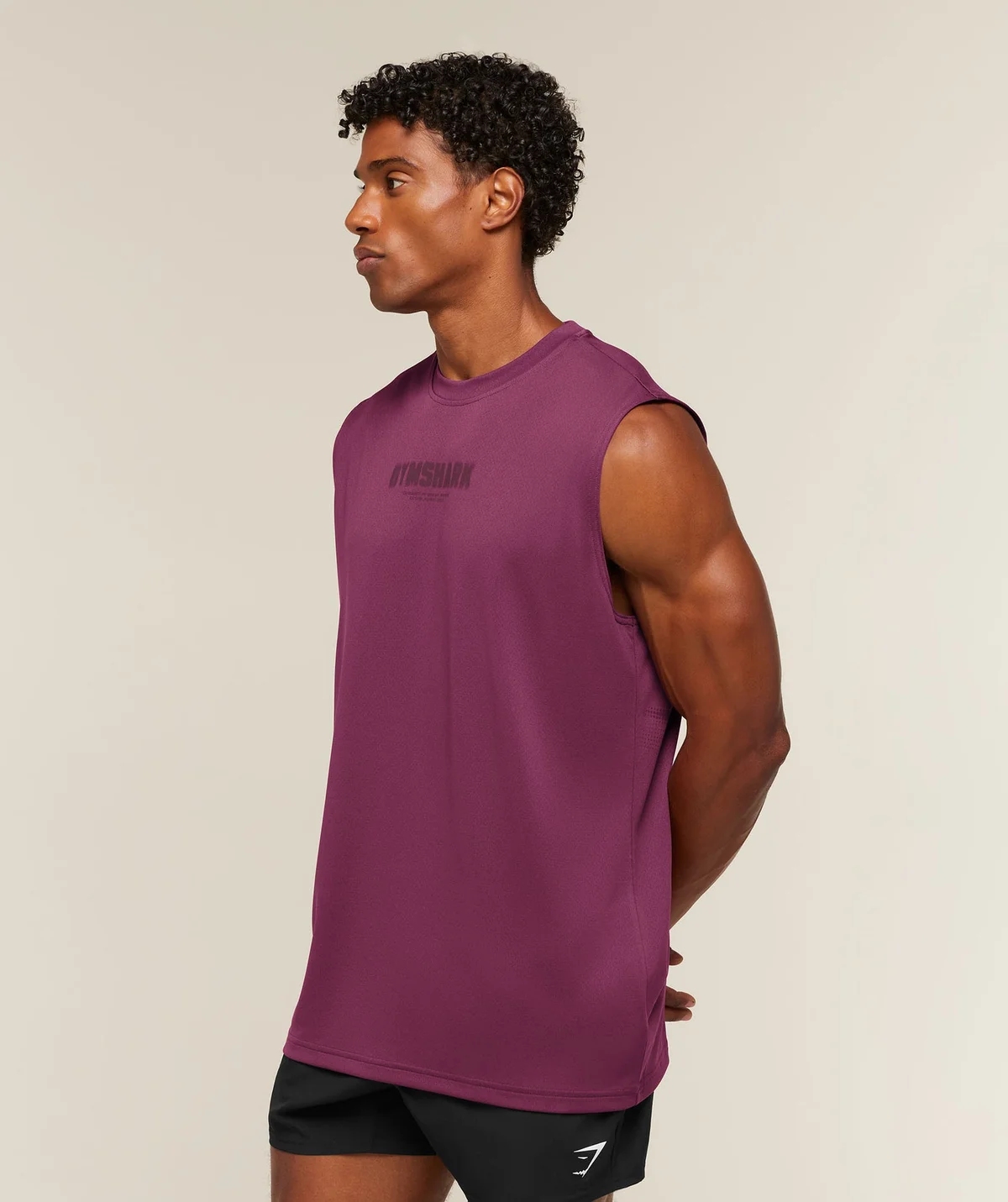 Camiseta sin Mangas Motion Blur Graphic - imagen 3