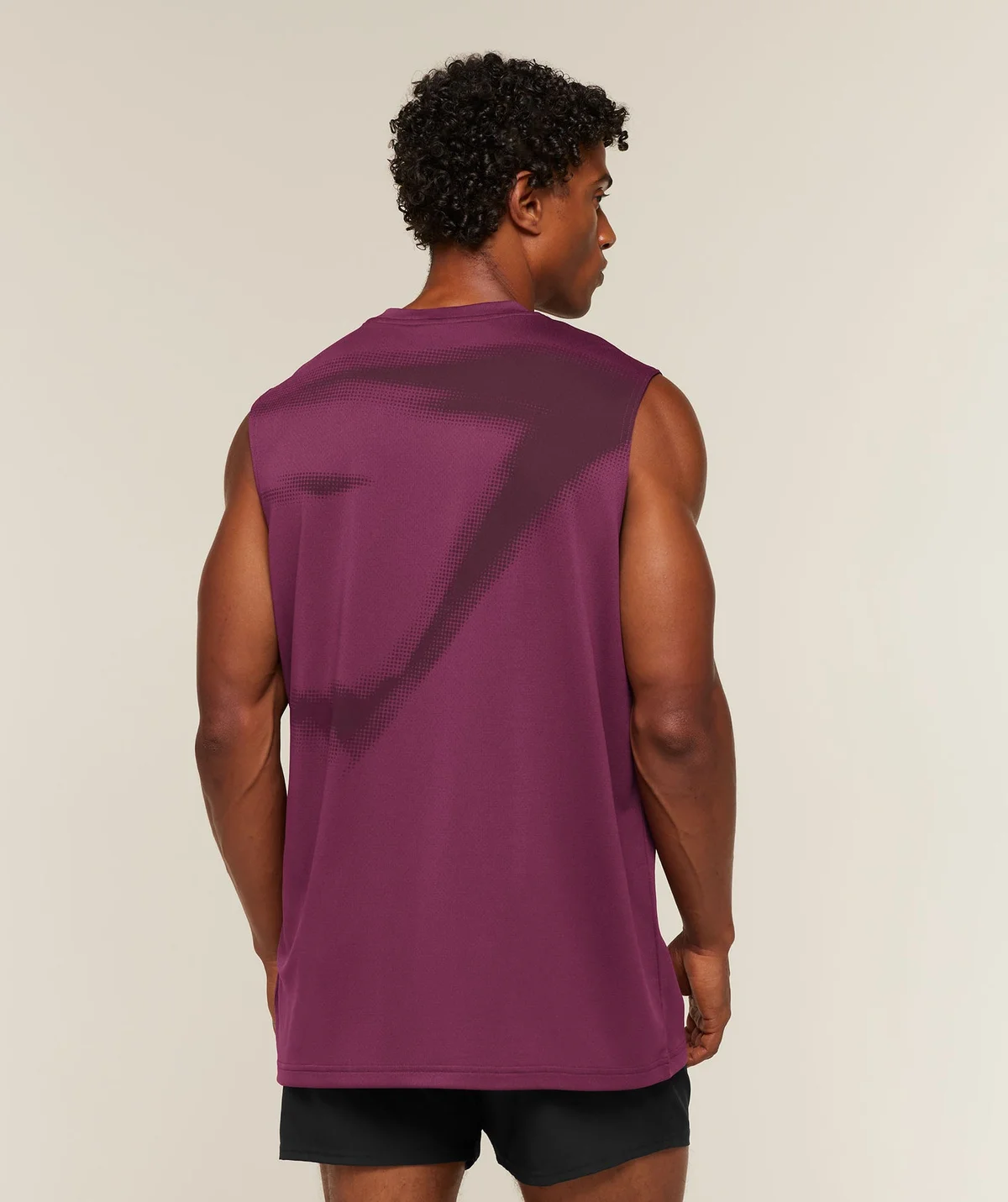 Camiseta sin Mangas Motion Blur Graphic