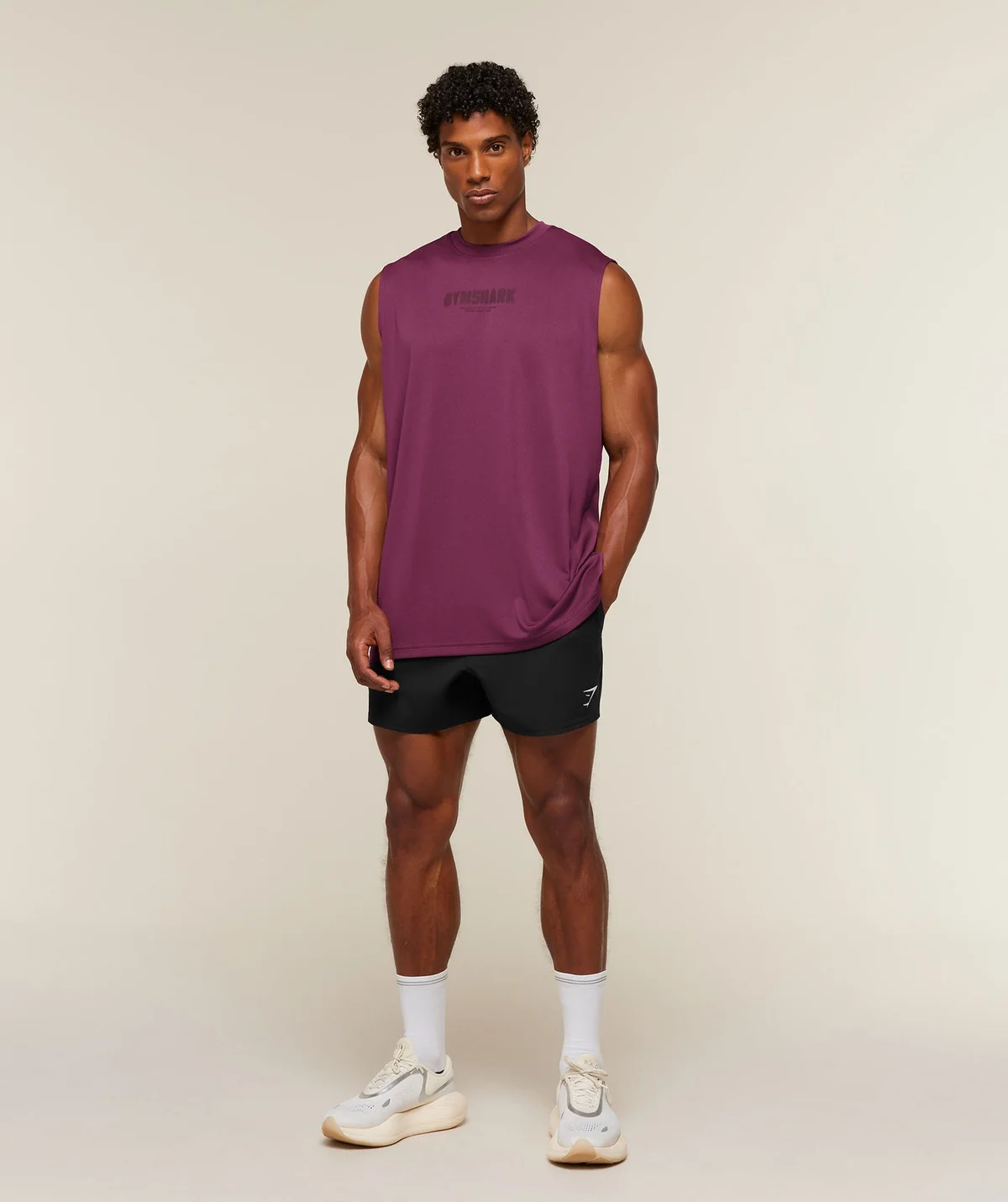 Camiseta sin Mangas Motion Blur Graphic - imagen 6