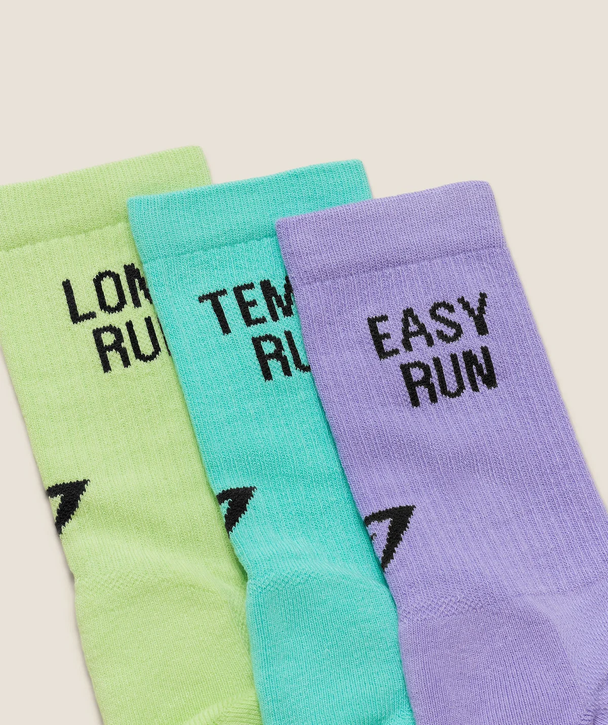 Medias Crew Running Graphic Performance 3 Pack - imagen 3