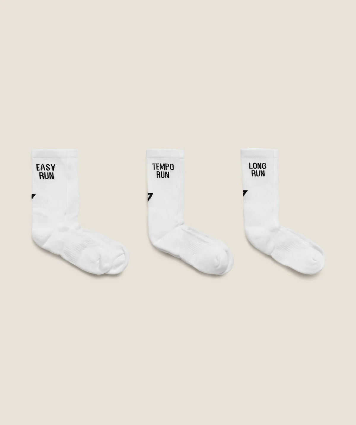 Medias Crew Running Graphic Performance 3 Pack