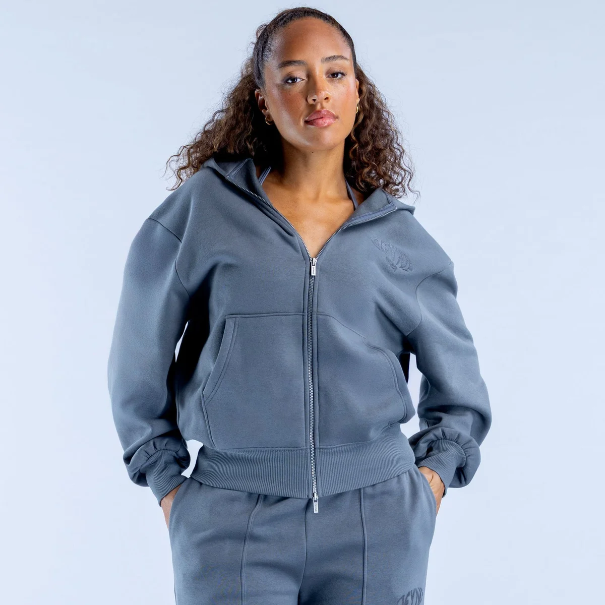 Sudadera Revive con Cierre, Capucha y Gráfico