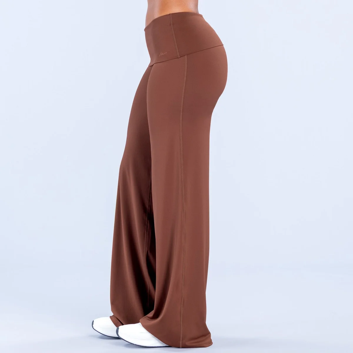 Pantalón Sav de Pierna Ancha y Cintura Doblada - imagen 3
