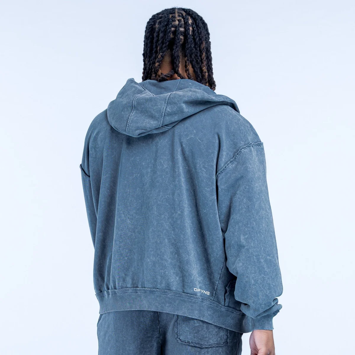 Sudadera Recharge Lavada con Cierre y Capucha