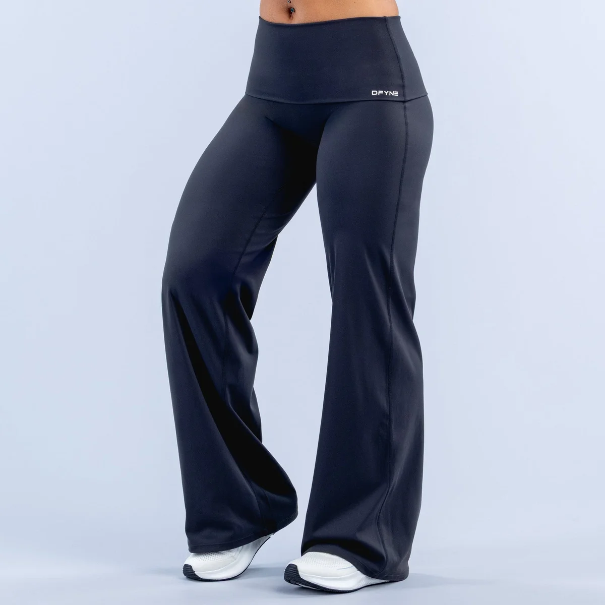 Pantalón Origin de Pierna Ancha y Cintura Doblada