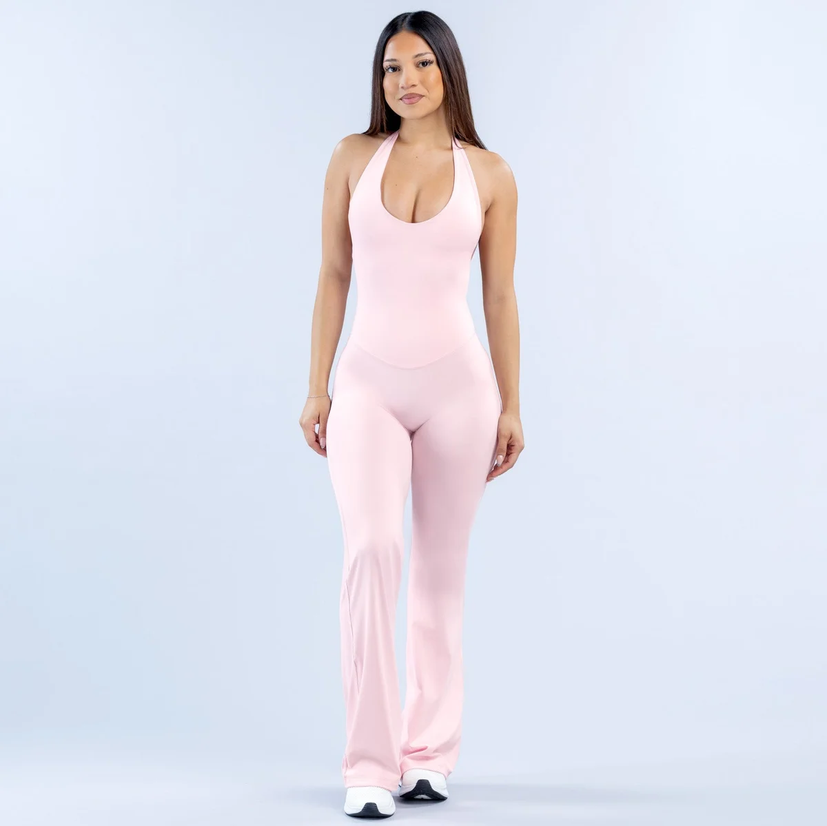Enterizo Anisia Halter Acampanado