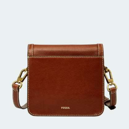 Bolso bandolera Ainsley de piel ecológica con solapa pequeña para mujer - Imagen 2