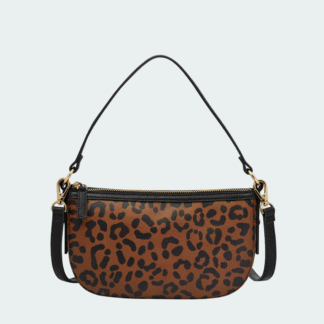 Bolso bandolera con estampado Jolie pequeño para mujer