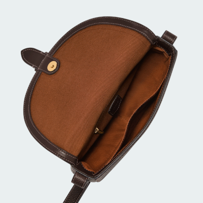 Bolso bandolera de piel Everleigh grande para mujer con solapa - Imagen 4