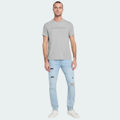 Camiseta Eco Sawyer jaspeada con logo - Imagen 4