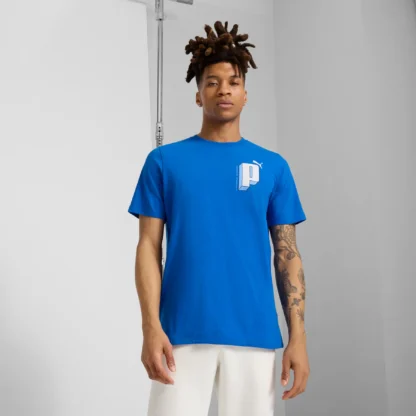 Camiseta con gráfico de letras para hombre - Imagen 3