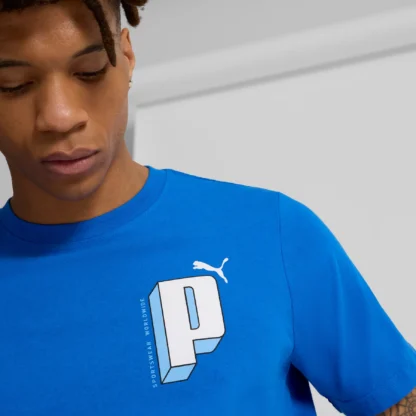 Camiseta con gráfico de letras para hombre - Imagen 5