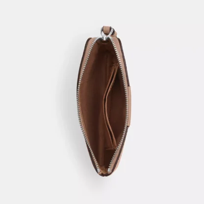 Bolso de mano con cremallera en las esquinas, de lona distintiva una raya - Imagen 3