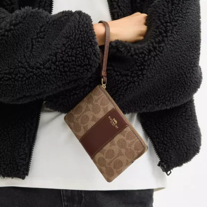 Bolso de mano con cremallera en las esquinas - Imagen 2