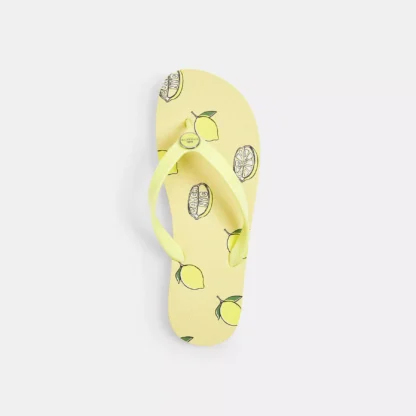 Sandalias Zayn tipo flip flop con estampado de frutas - Imagen 6