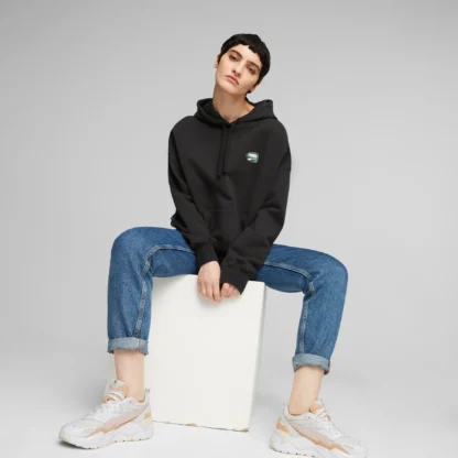 Sudadera con capucha oversize Downtown con gráfico para mujer - Imagen 6
