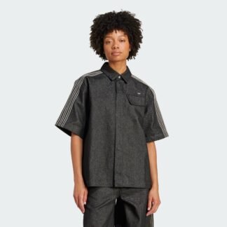 women’s  premium essentials denim shirt shortsleeve