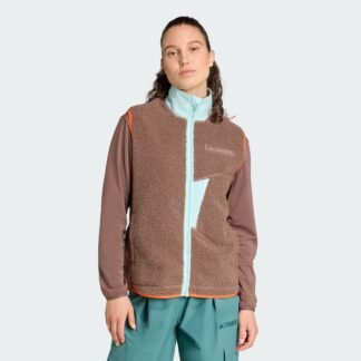 women’s  terrex xploric high pile fleece vest