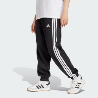 women’s  essentials 3-stripes fleece loose-fit pants